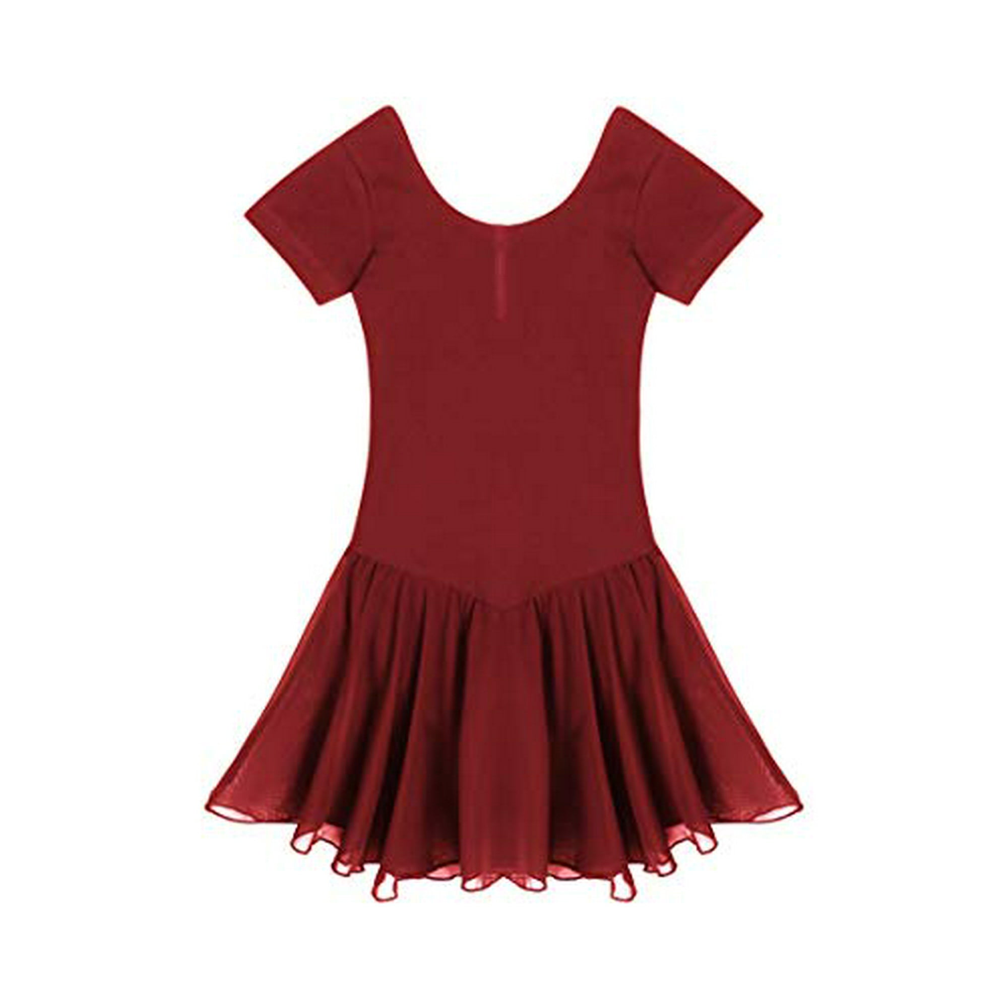 Zaclotre Girl's Classic Long Sleeve Dance Dresses Ballet Skirted Leotard Zaclotre Girl's Classic Long Sleeve Dance Dresses Ballet Skirted Leotard